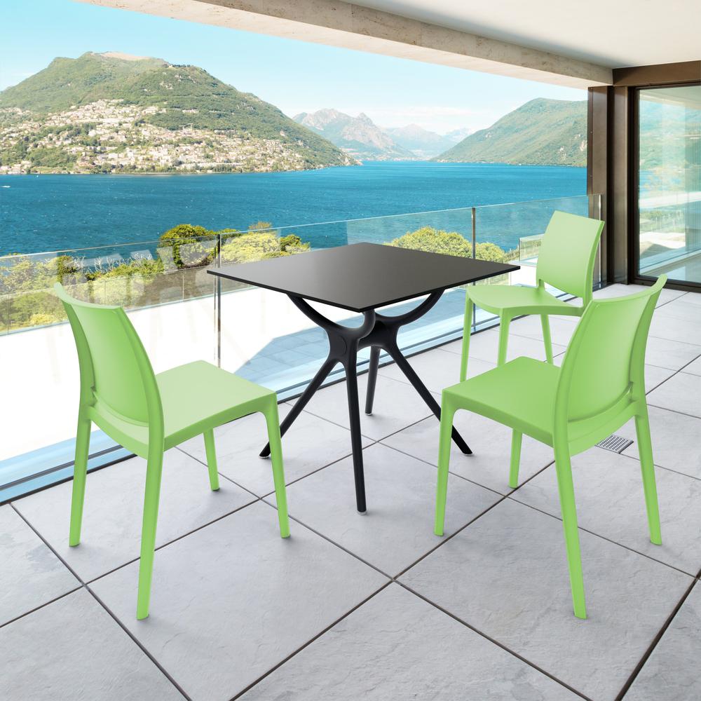 Maya Dining Chair Tropical Green, Set of 2. Picture 7