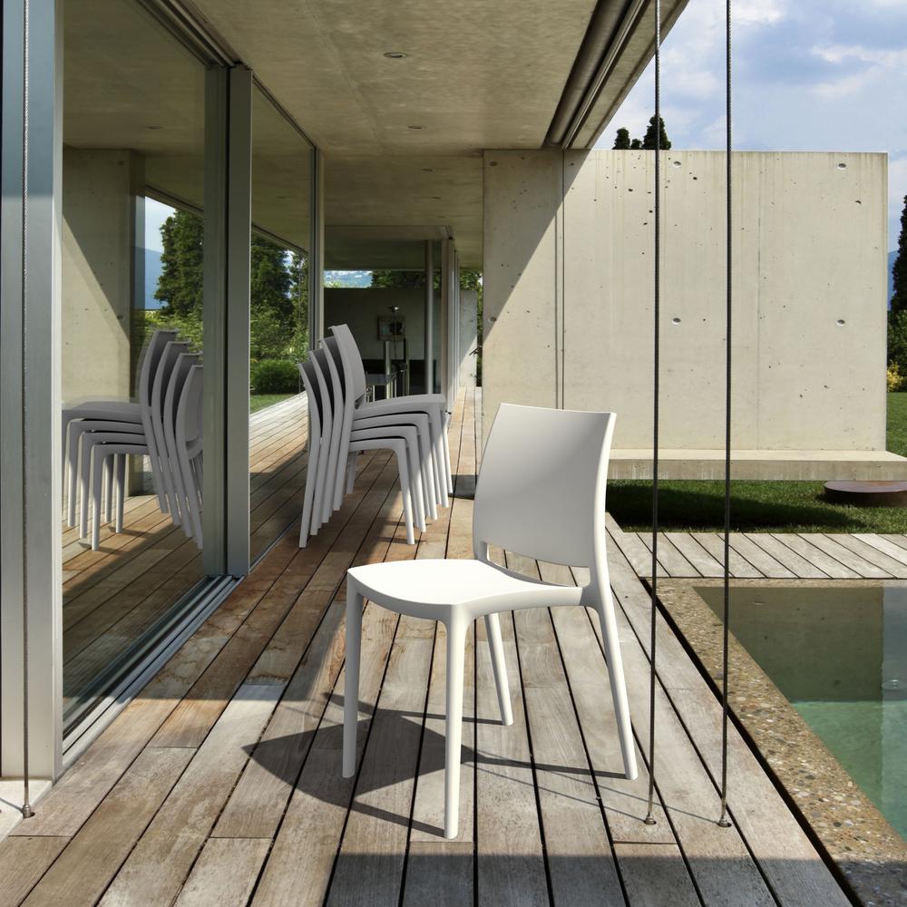 Maya Dining Chair White, Set of 2. Picture 2