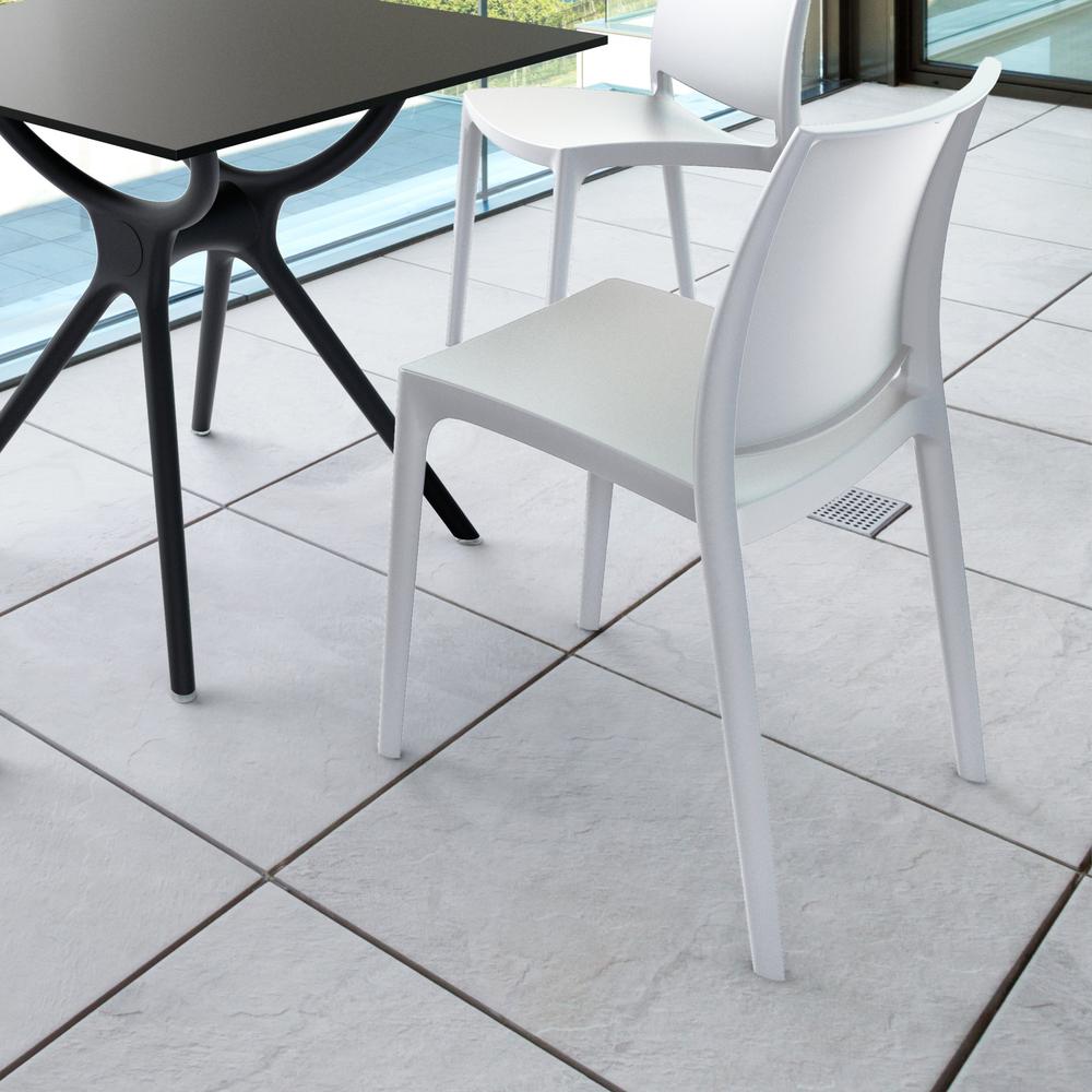 Maya Dining Chair White, Set of 2. Picture 9