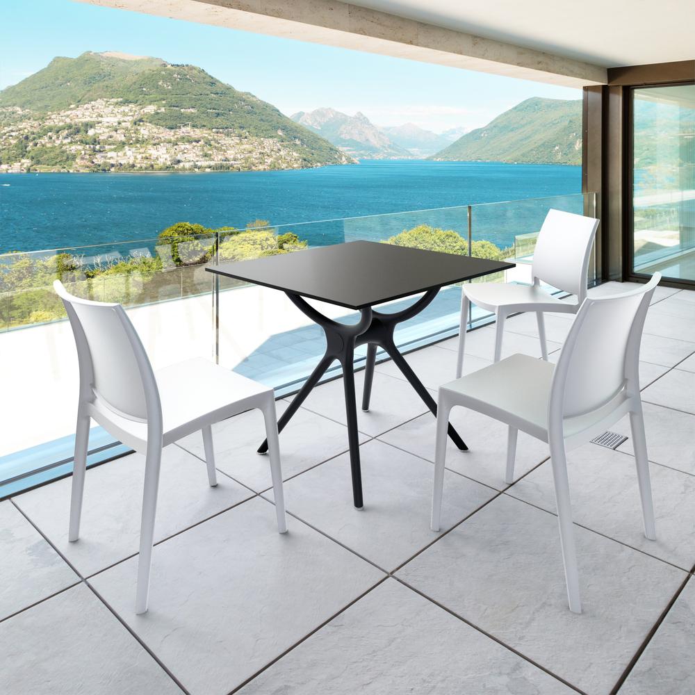 Maya Dining Chair White, Set of 2. Picture 10