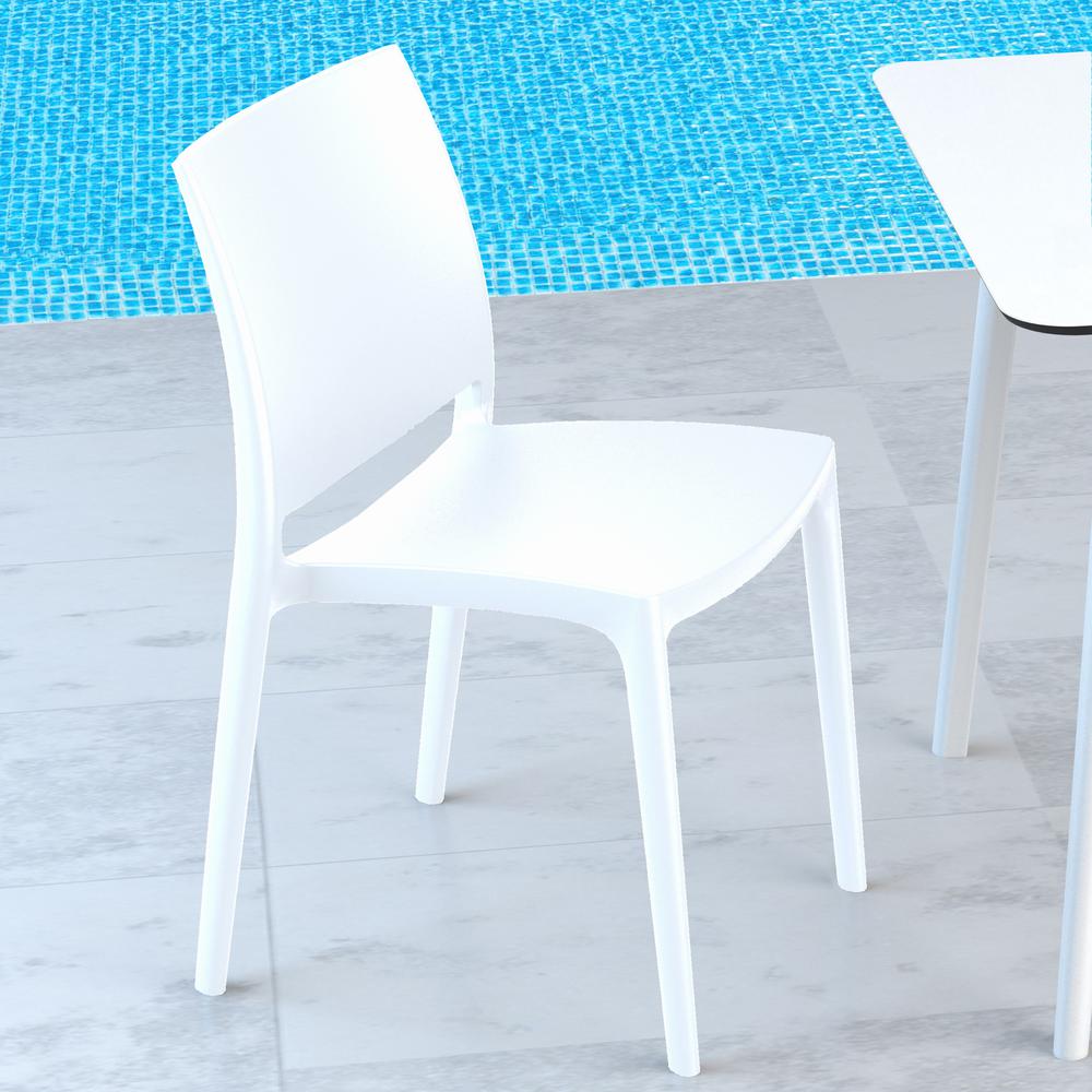 Maya Dining Chair White, Set of 2. Picture 13