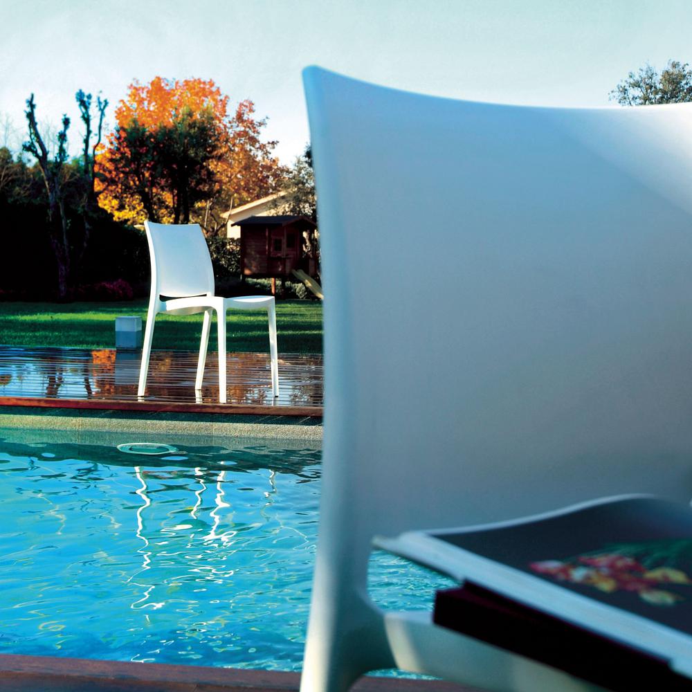 Maya Dining Chair White, Set of 2. Picture 15