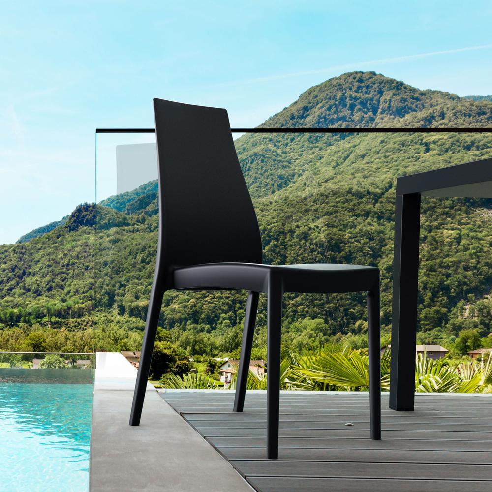 Miranda Dining Chair Black, Set of 2. Picture 6