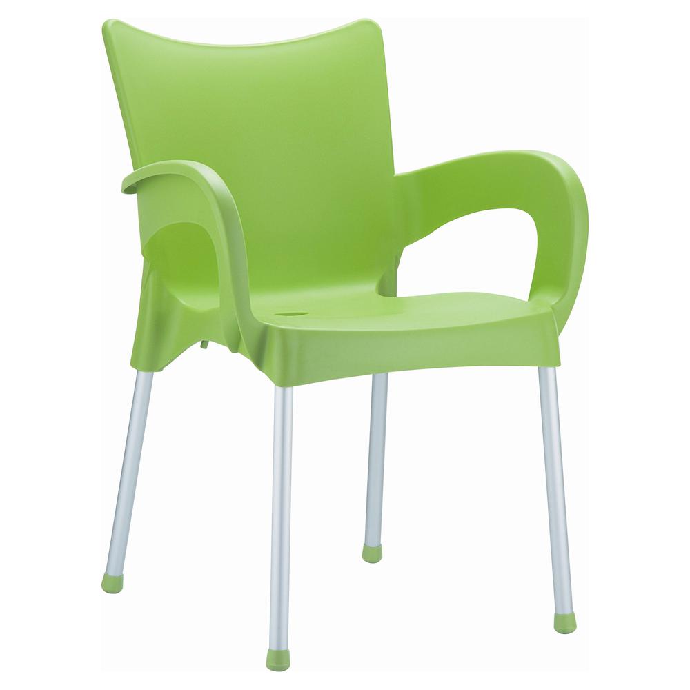 Resin Dining Arm Chair, Set of 2, Apple Green, Belen Kox. Picture 1
