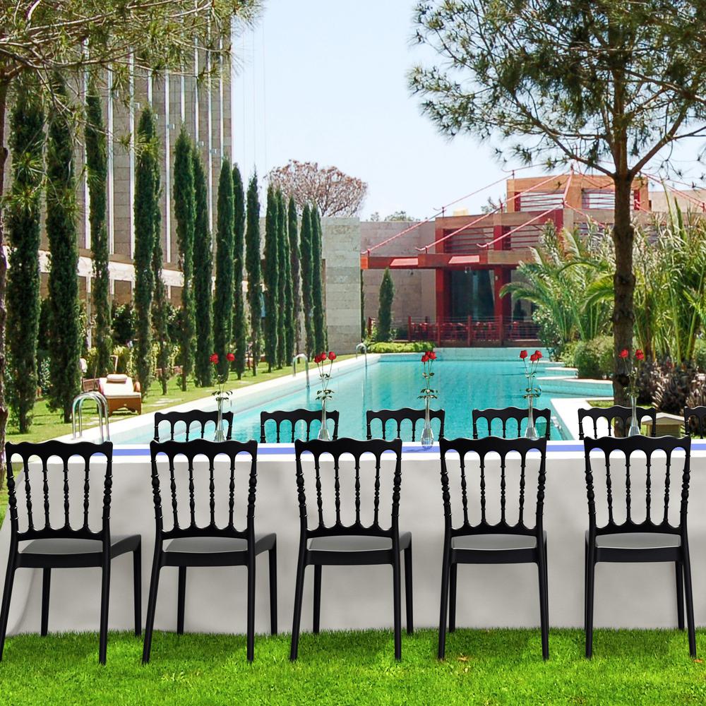Dining Chair, Set of 2, Black, Belen Kox. Picture 8