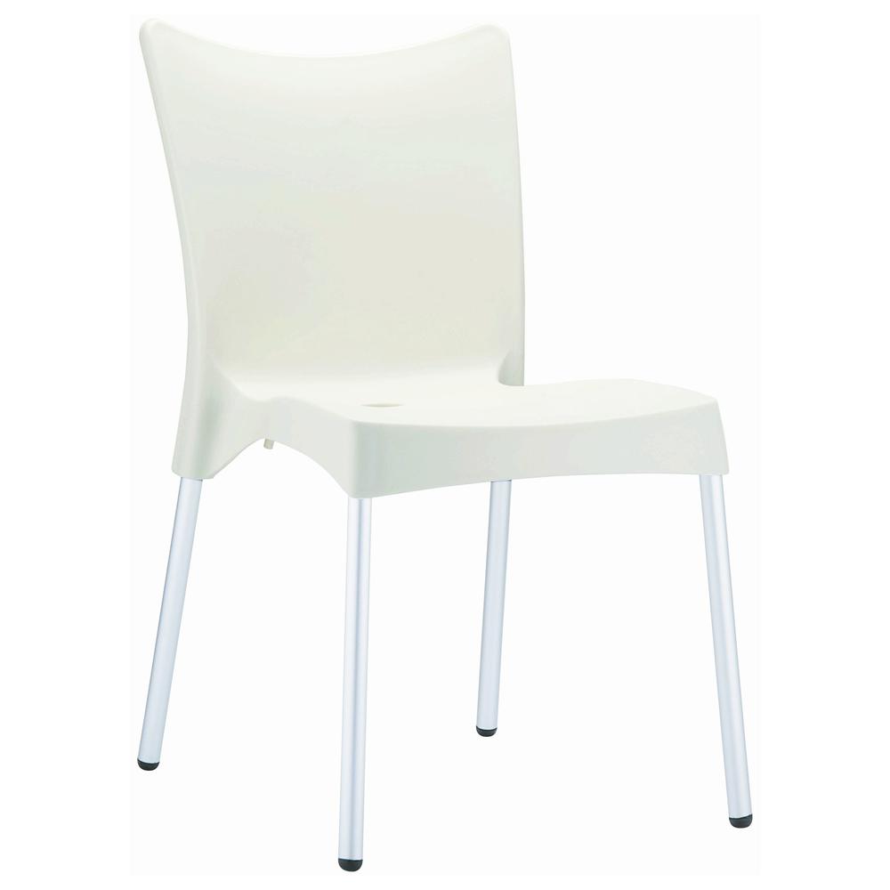 Juliette Resin Dining Chair Beige, Set of 2. Picture 1