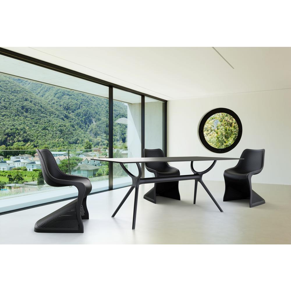 Bloom Dining Chair Black, Set of 2. Picture 3