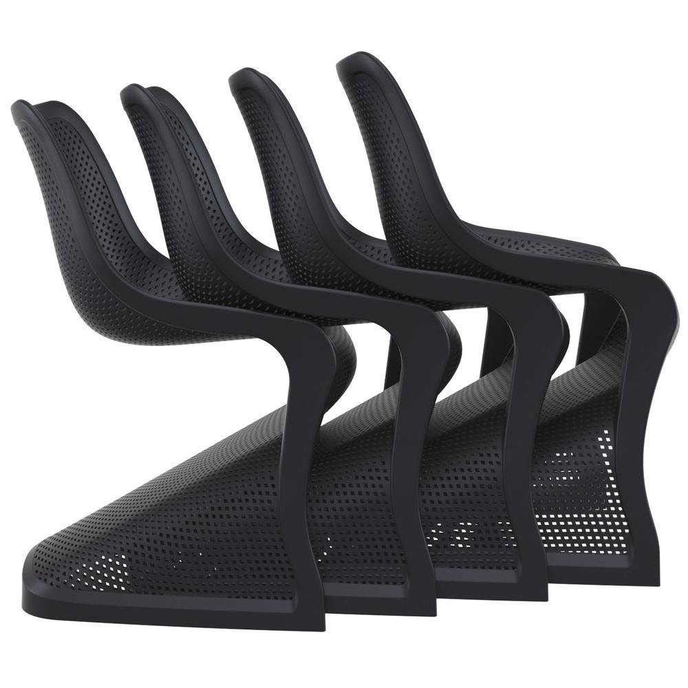 Bloom Dining Chair Black, Set of 2. Picture 8