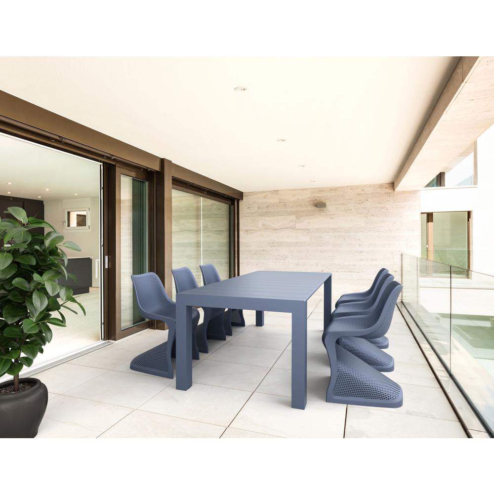 Bloom Dining Chair Dark Gray, Set of 2. Picture 2