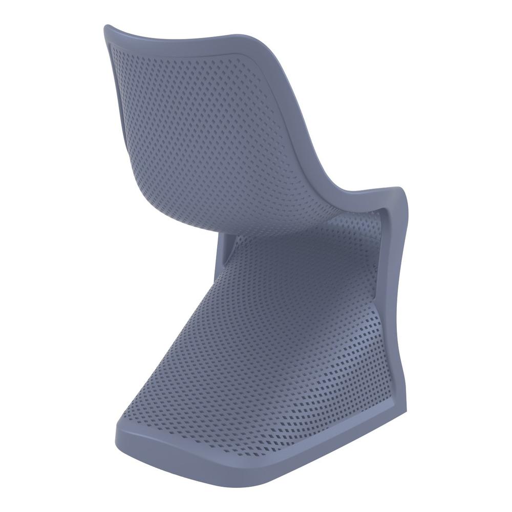 Bloom Dining Chair Dark Gray, Set of 2. Picture 3