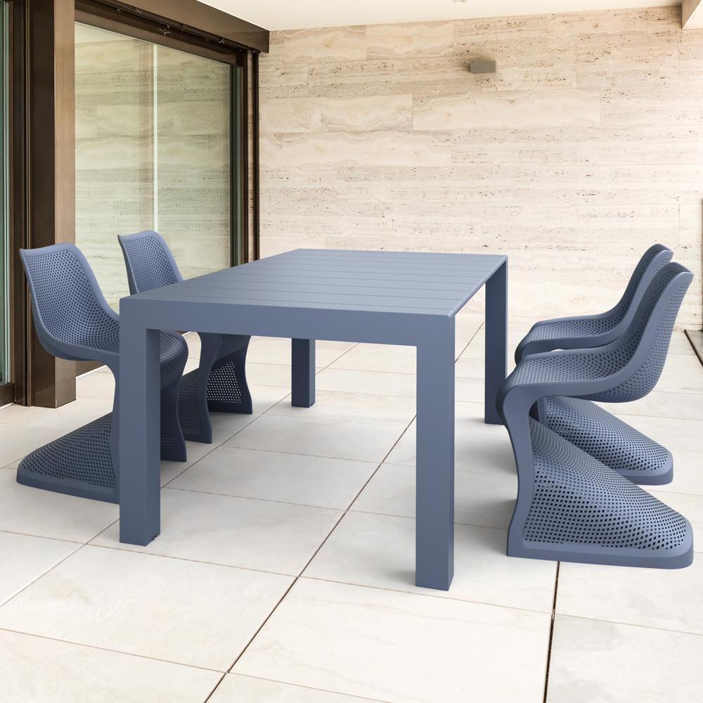 Bloom Dining Chair Dark Gray, Set of 2. Picture 10