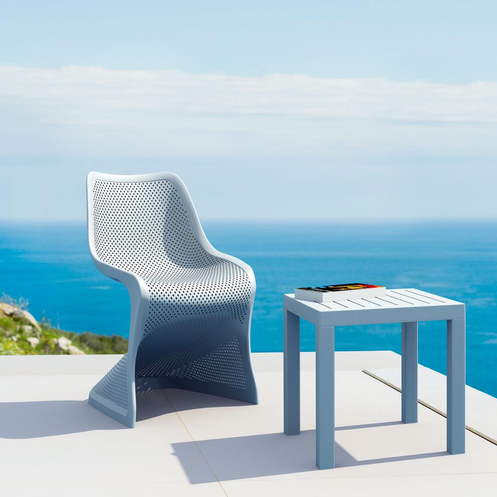 Bloom Dining Chair Silver Gray, Set of 2. Picture 8