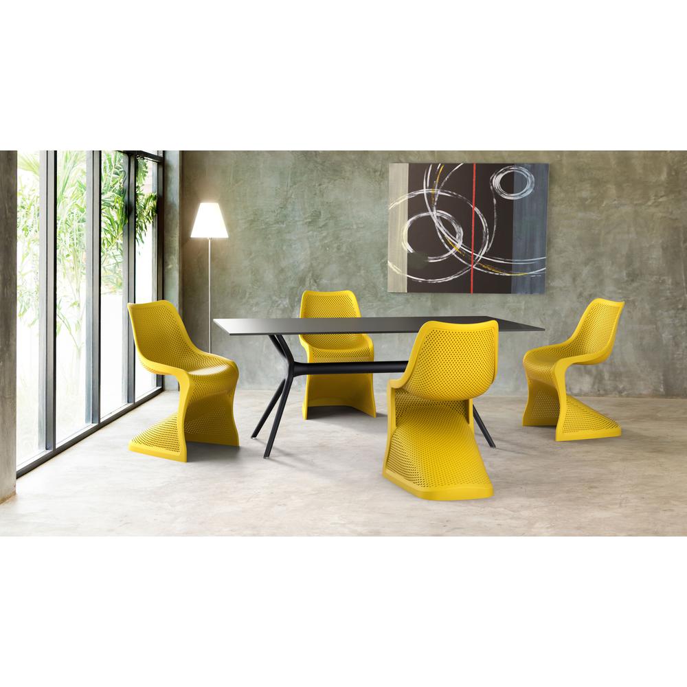 Bloom Dining Chair Yellow, Set of 2. Picture 7