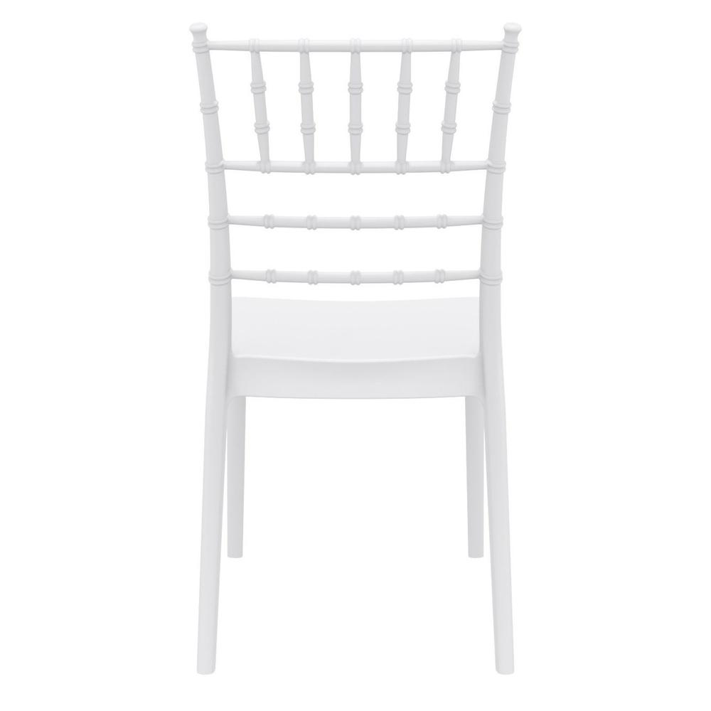 Josephine Outdoor Dining Chair White, Set of 2. Picture 5