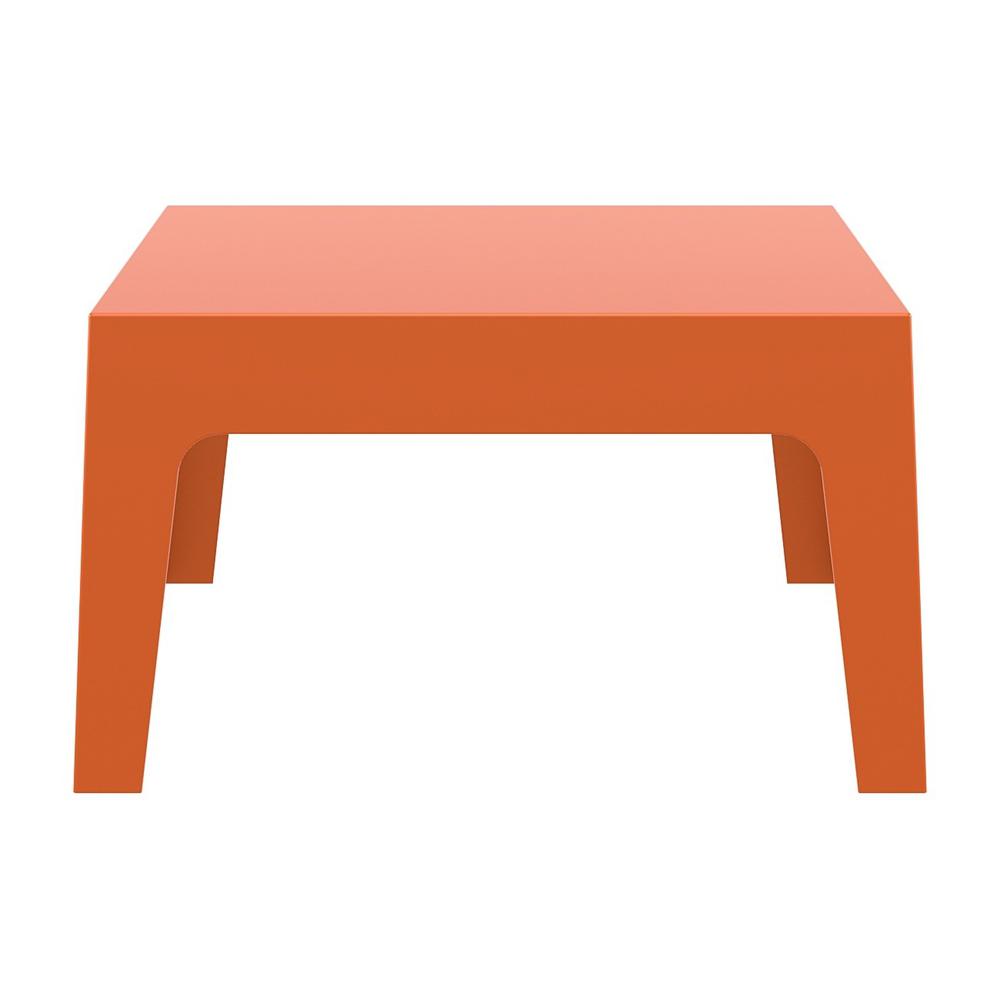 Box Resin Outdoor Center Table, Orange, Belen Kox. Picture 2
