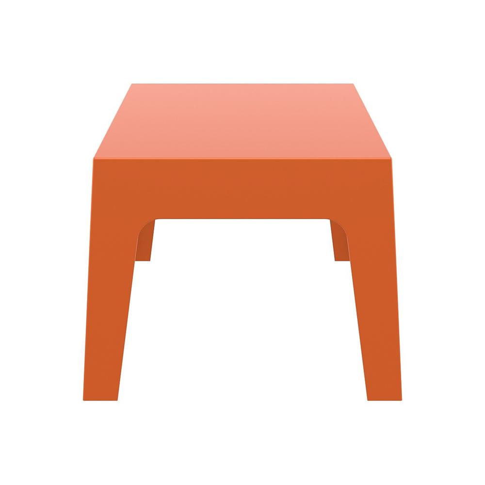 Box Resin Outdoor Center Table, Orange, Belen Kox. Picture 3