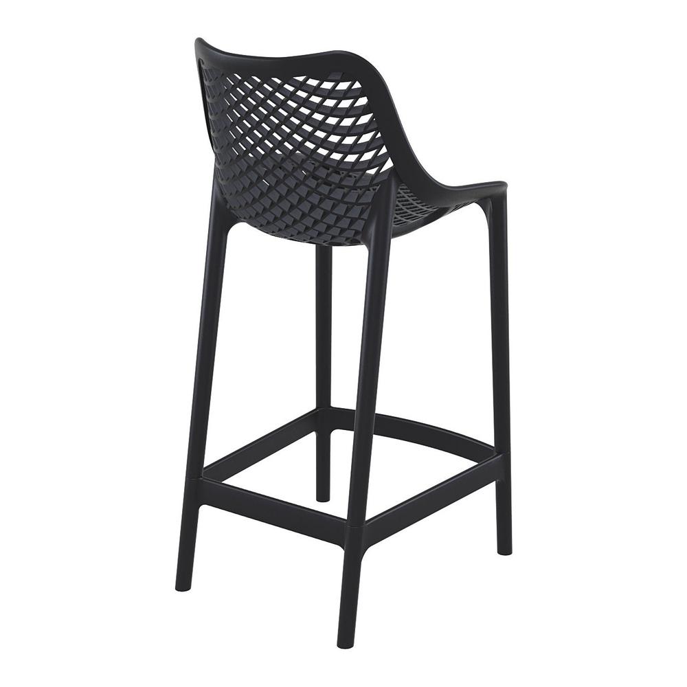 Outdoor Counter High Chair, Set of 2, Black, Belen Kox. Picture 2