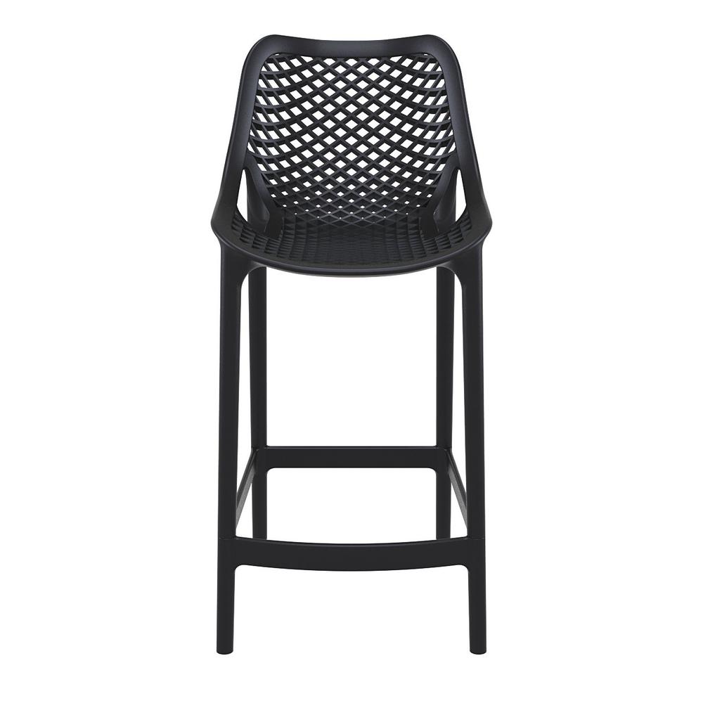 Outdoor Counter High Chair, Set of 2, Black, Belen Kox. Picture 3