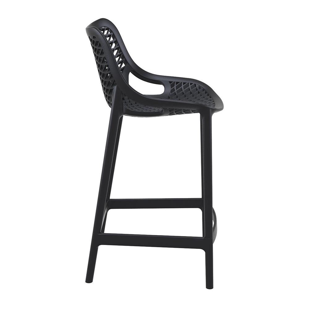 Outdoor Counter High Chair, Set of 2, Black, Belen Kox. Picture 4