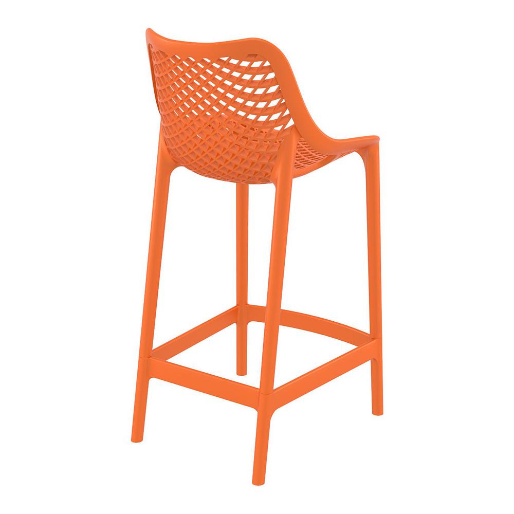 Air Counter Stool Orange, Set of 2. Picture 2