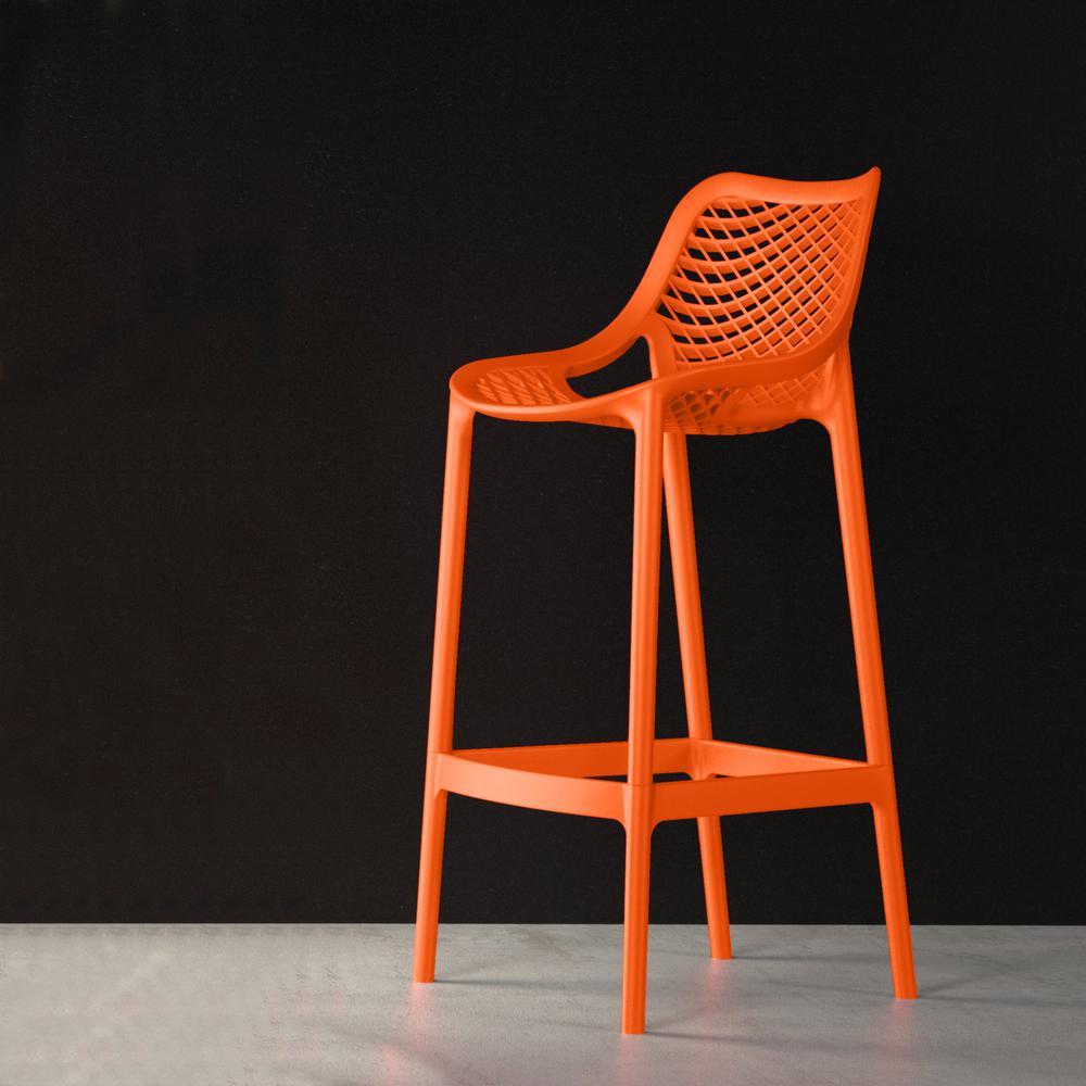 Air Counter Stool Orange, Set of 2. Picture 6