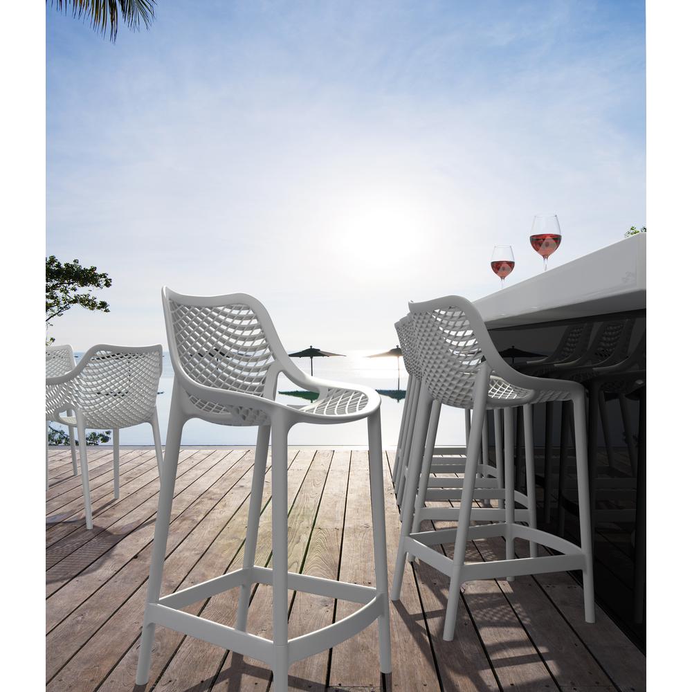 Air Counter Stool White, Set of 2. Picture 7