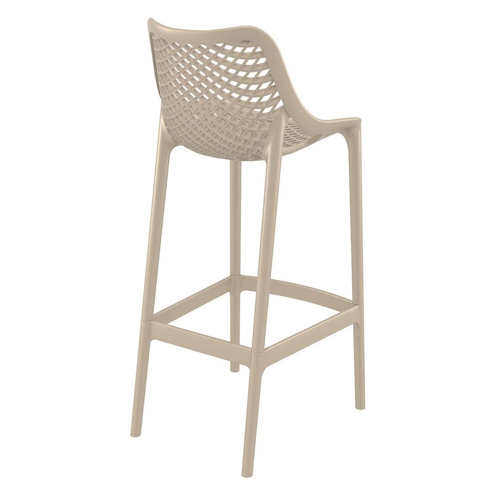 Air Bar Stool Taupe, Set of 2. Picture 2