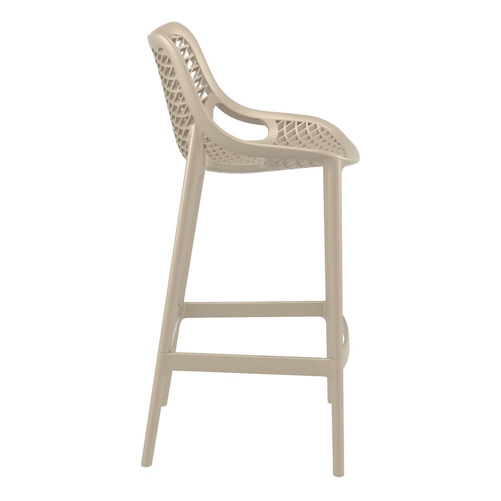Air Bar Stool Taupe, Set of 2. Picture 4