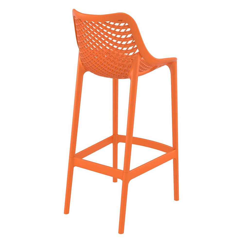 Air Bar Stool Orange, Set of 2. Picture 2