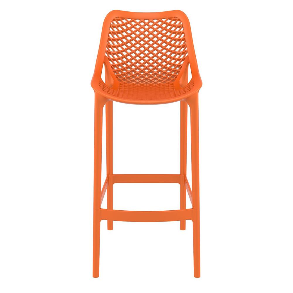 Air Bar Stool Orange, Set of 2. Picture 3