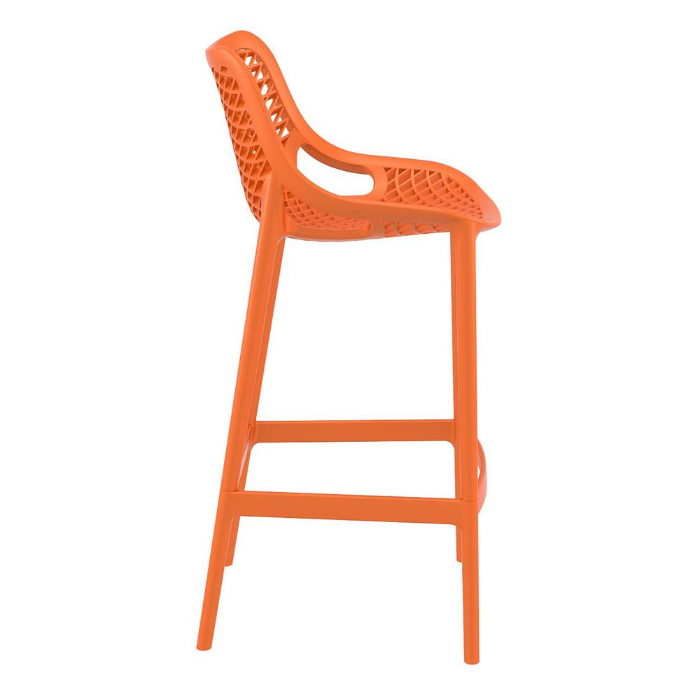 Air Bar Stool Orange, Set of 2. Picture 4