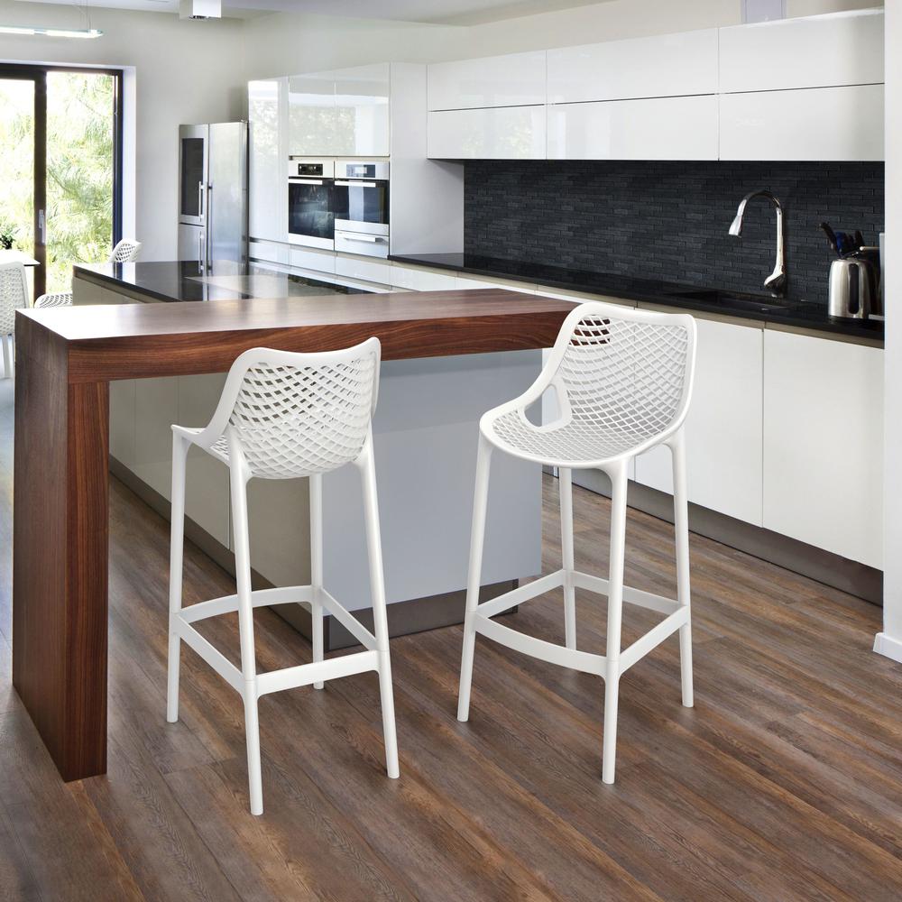 Bar Stool, Set Of 2, White, Belen Kox. Picture 8