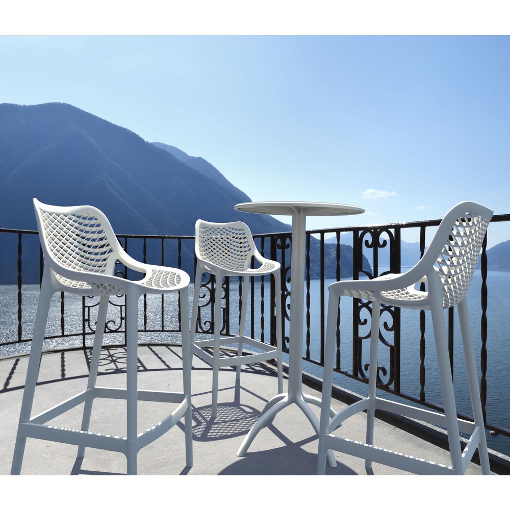 Bar Stool, Set Of 2, White, Belen Kox. Picture 9