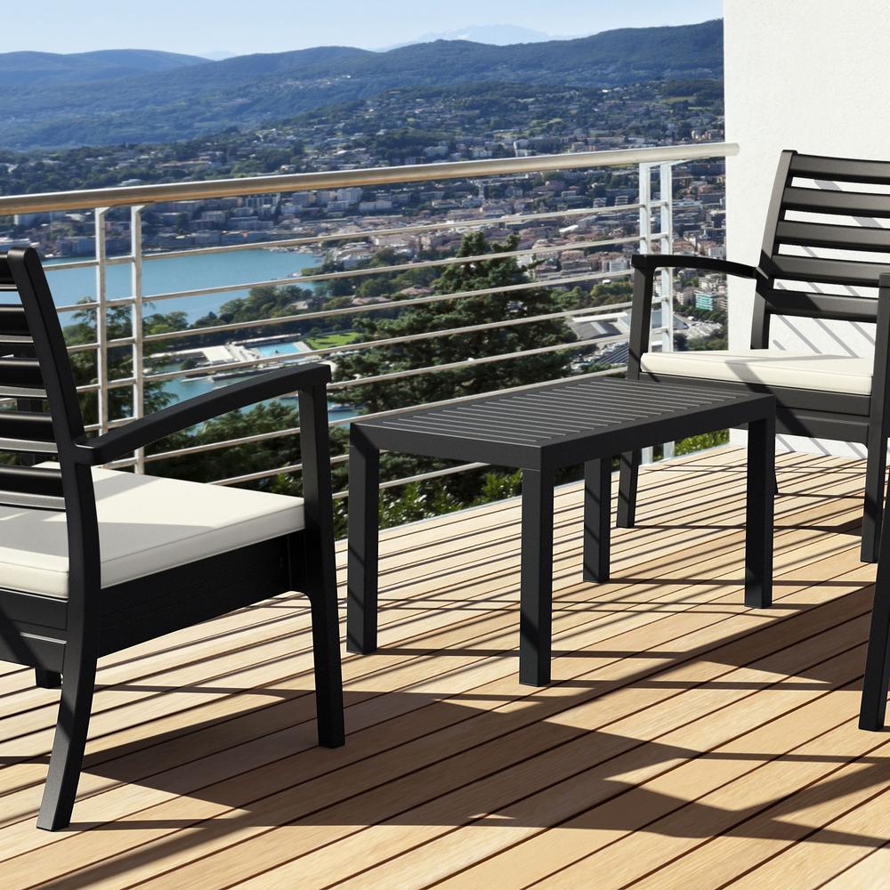 Ocean Rectangle Cofee Table Black. Picture 4
