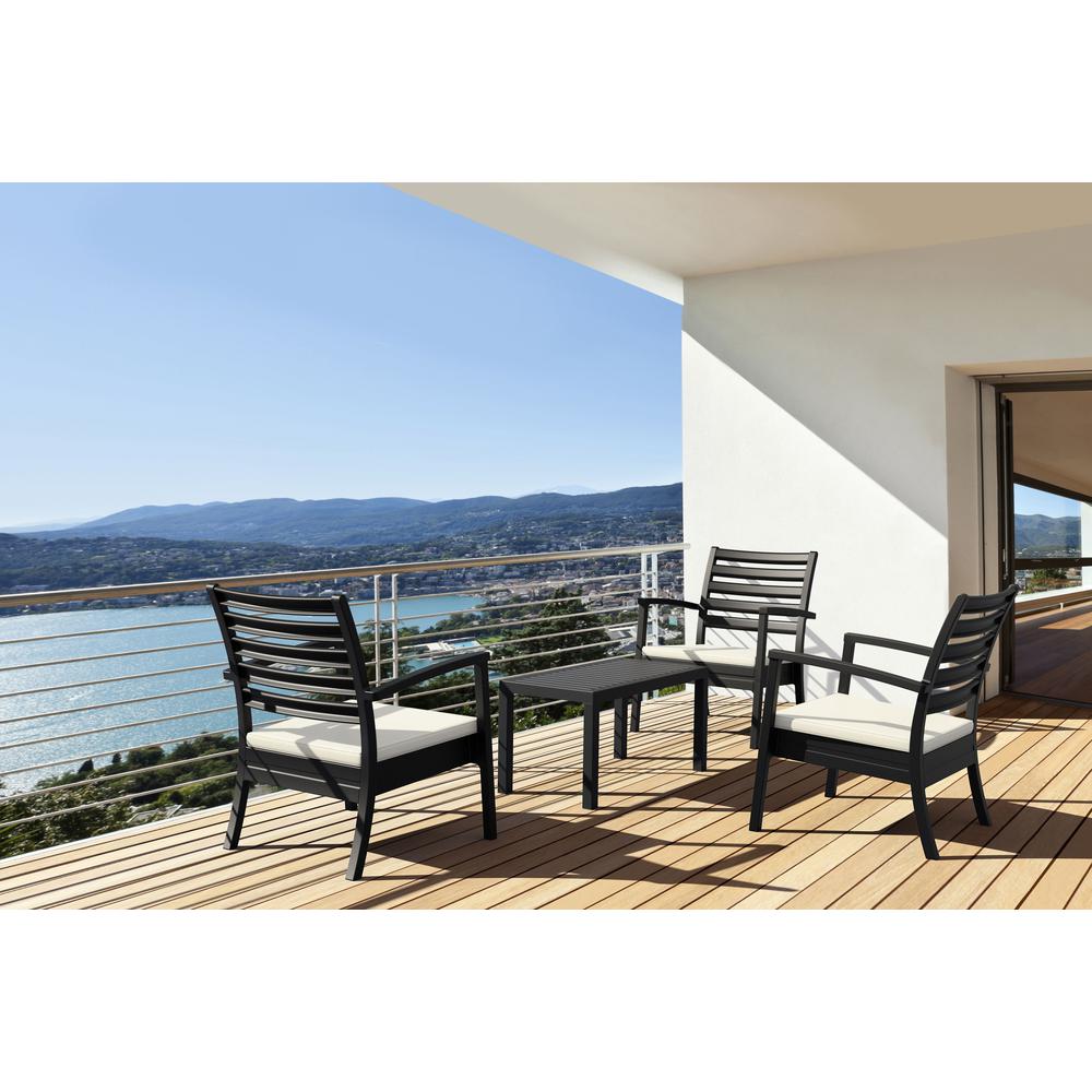 Ocean Rectangle Cofee Table Black. Picture 5