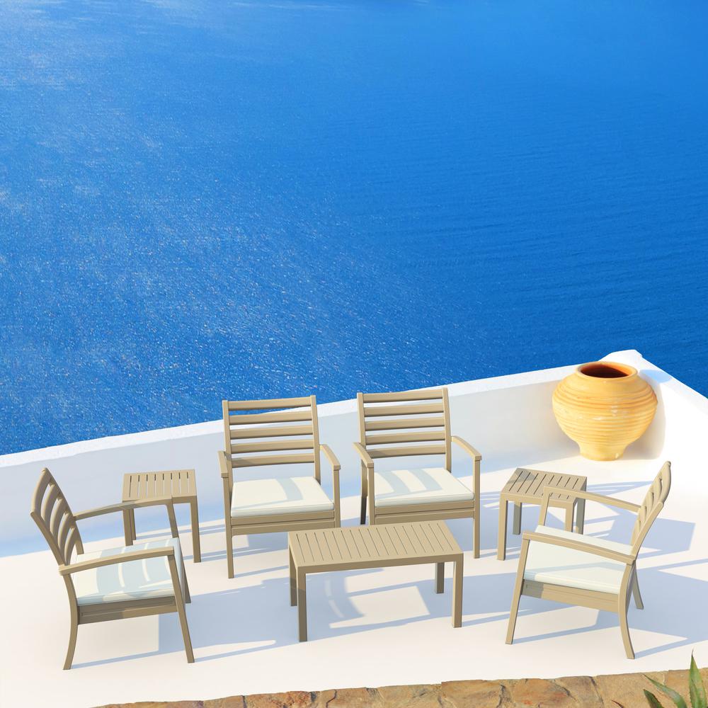 Ocean Rectangle Cofee Table Taupe. Picture 5