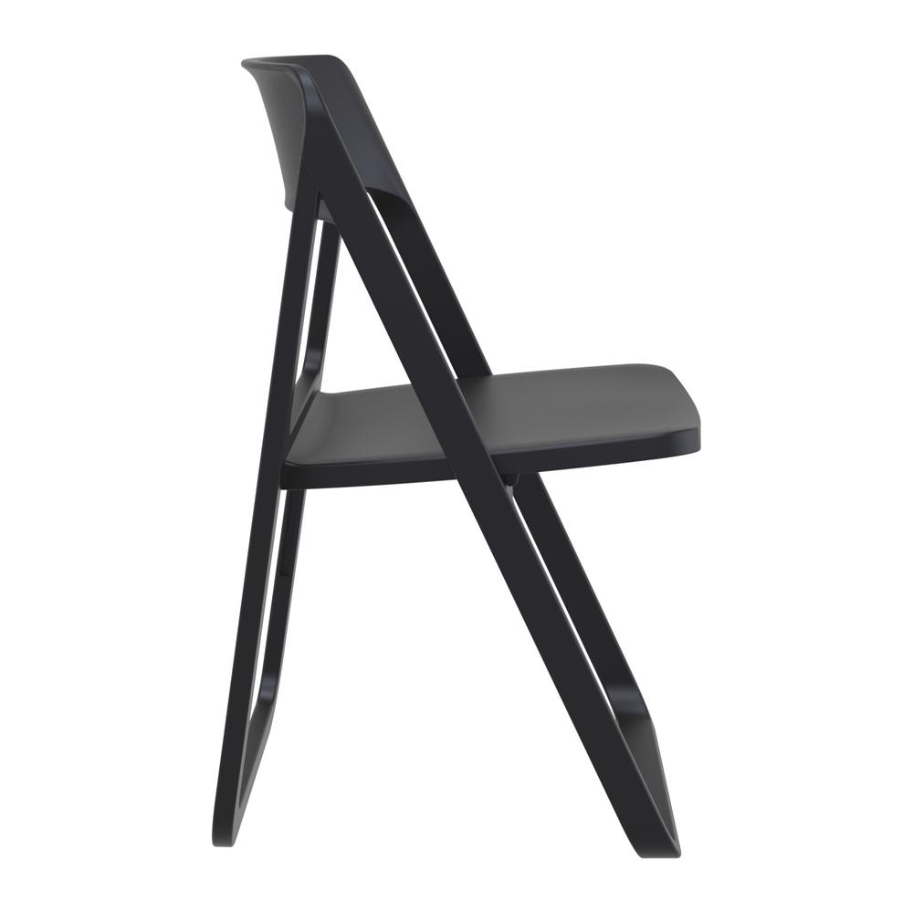 Dream Folding Outdoor Chair Black. Picture 4