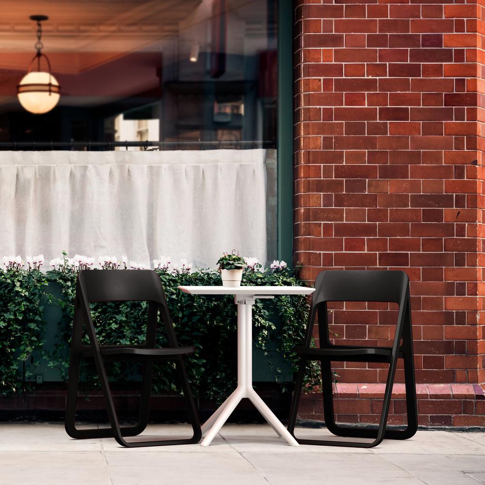 Dream Folding Outdoor Chair Black. Picture 7