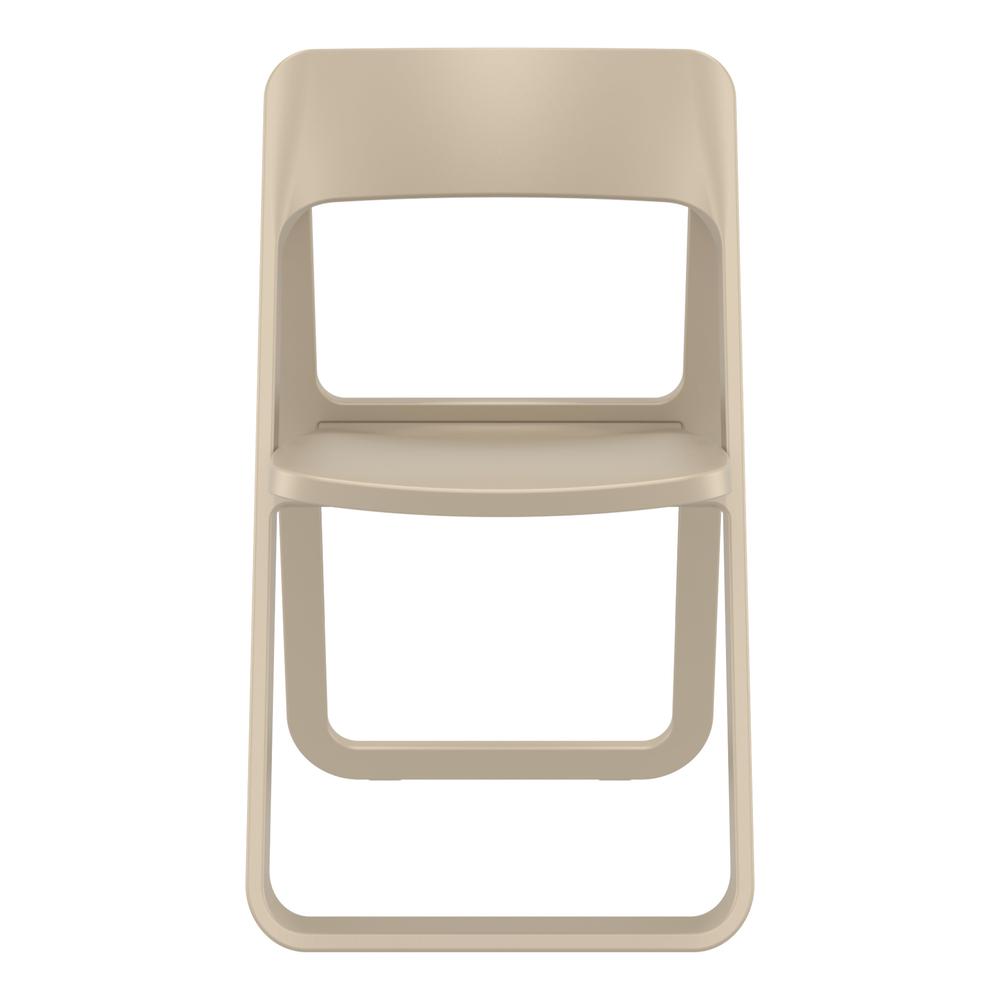 Dream Folding Outdoor Chair Taupe. Picture 3
