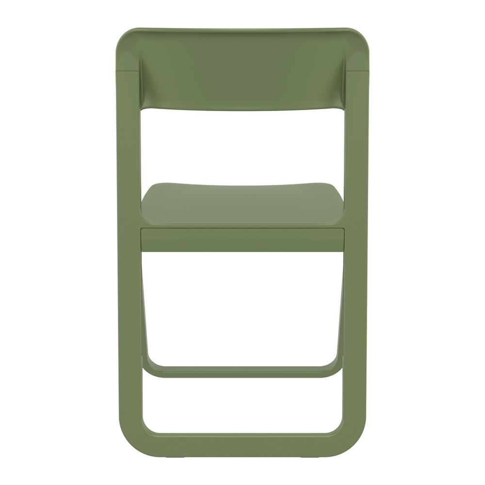 Dream Folding Outdoor Chair Olive Green. Picture 5