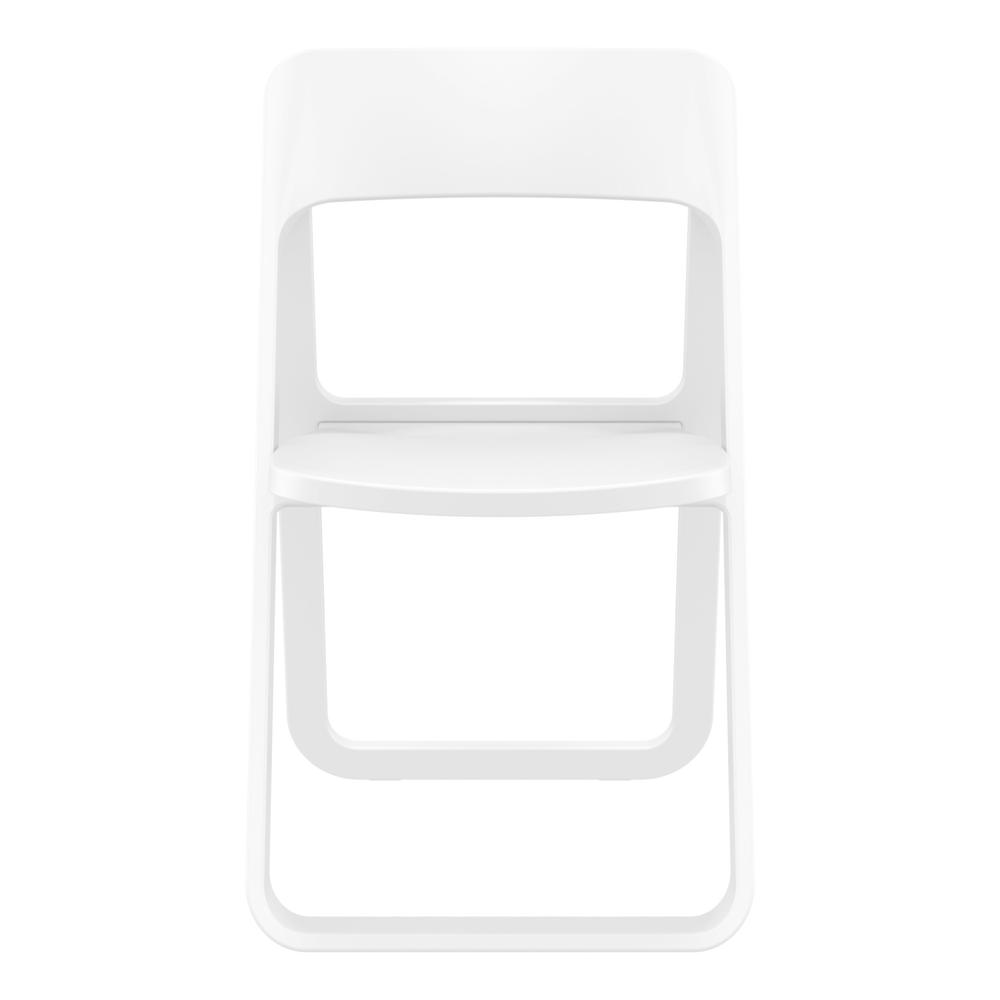 Dream Folding Outdoor Chair White. Picture 3