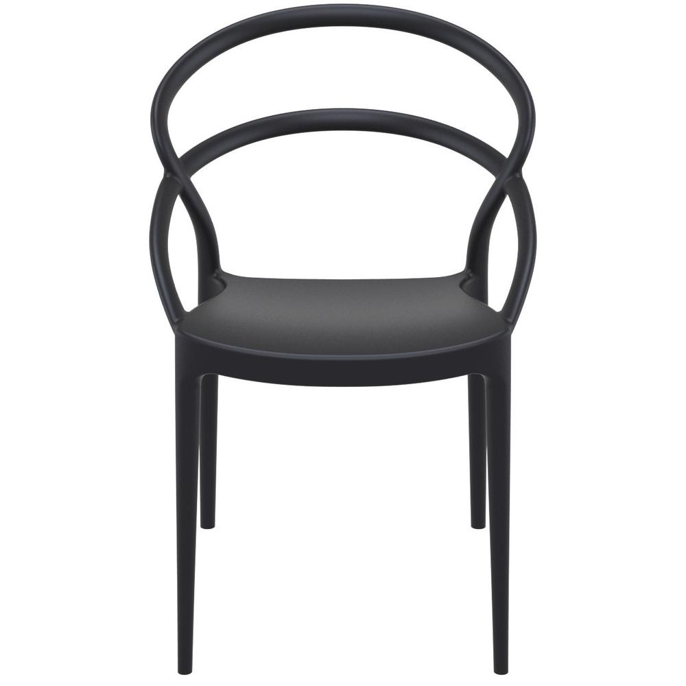 Pia Dining Chair Black, Set of 2. Picture 5