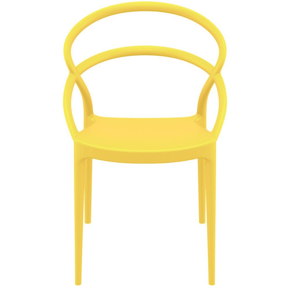 Pia Dining Chair Yellow, Set of 2. Picture 5