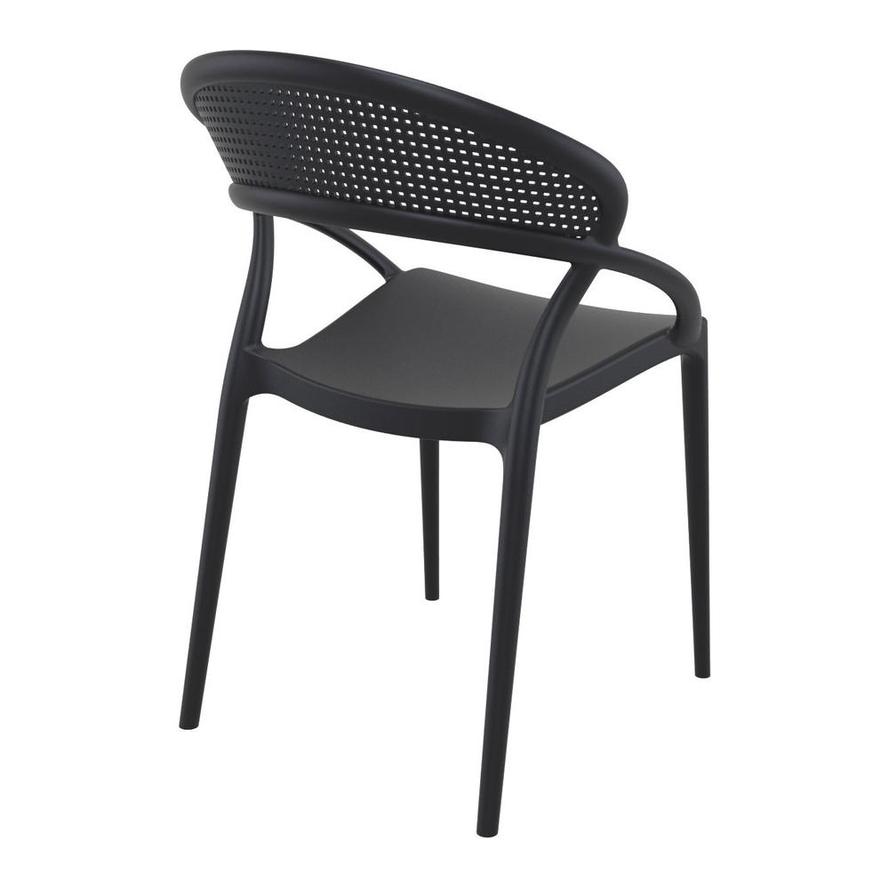 Sunset Dining Chair Black, Set of 2. Picture 2