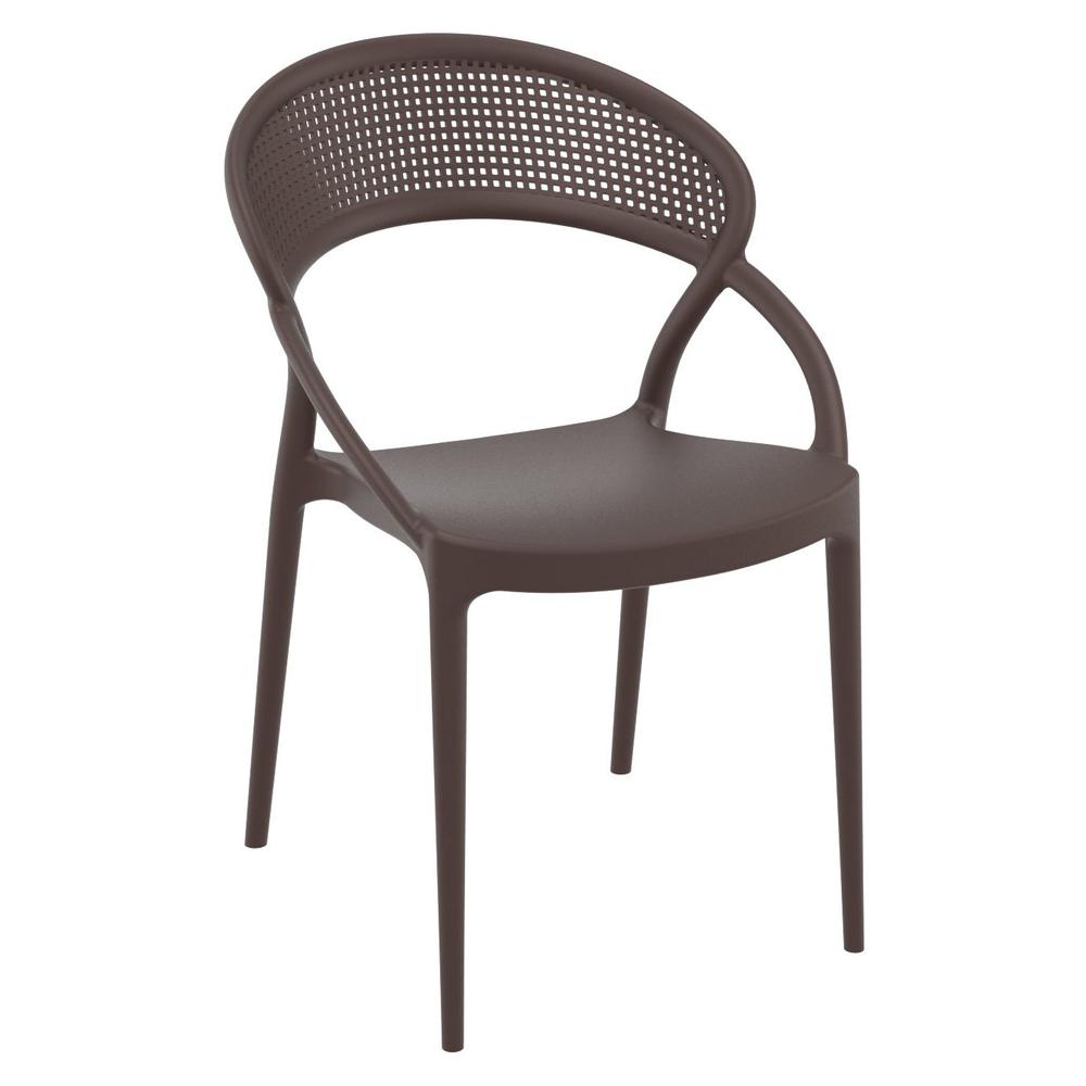 Sunset Dining Chair Brown, Set of 2. Picture 1