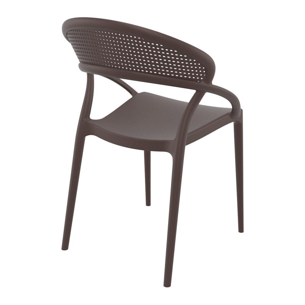 Sunset Dining Chair Brown, Set of 2. Picture 2