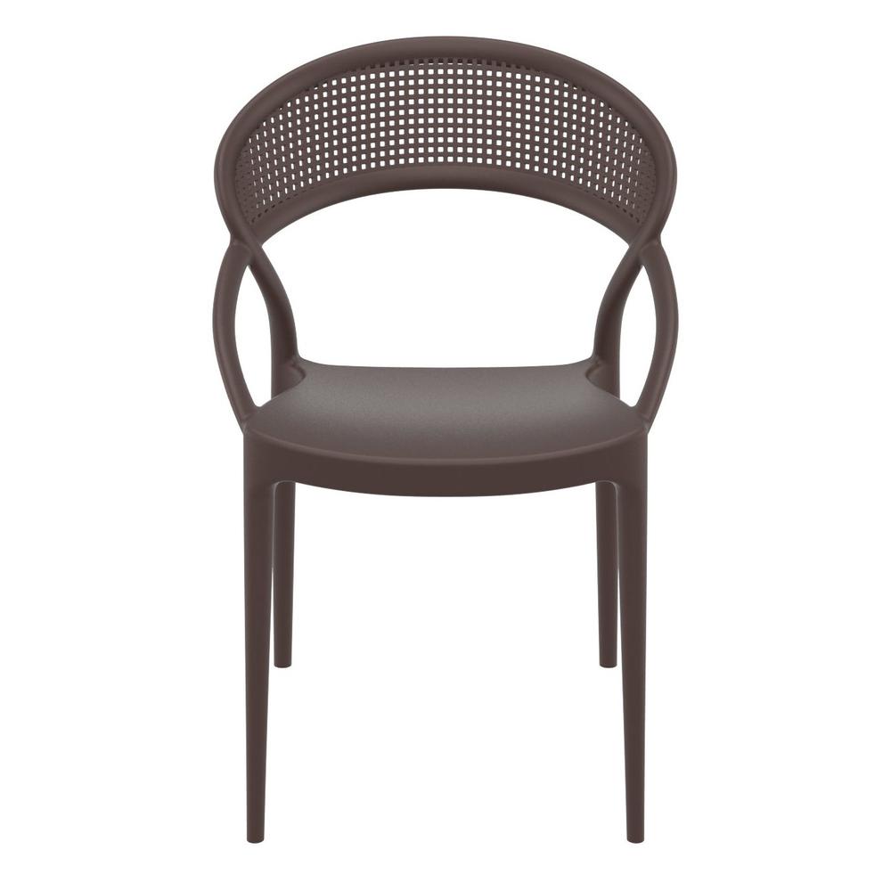 Sunset Dining Chair Brown, Set of 2. Picture 3