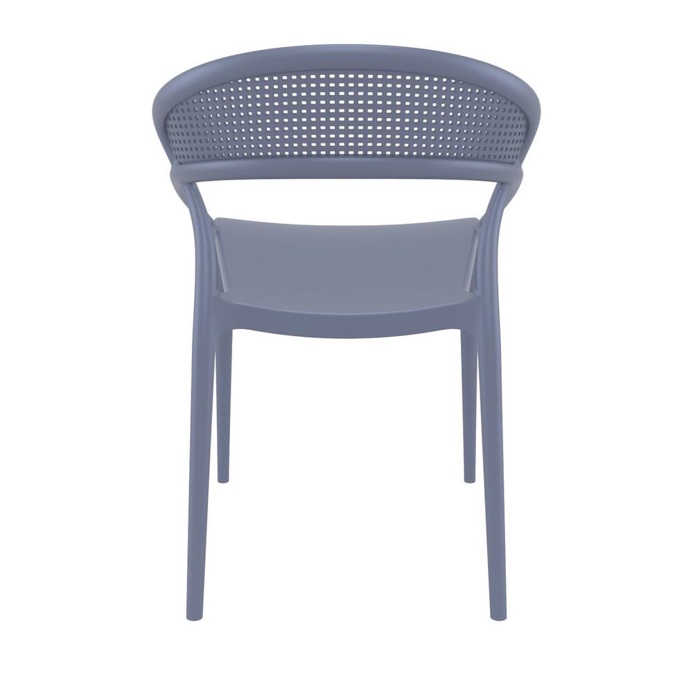 Sunset Dining Chair Dark Gray, Set of 2. Picture 5