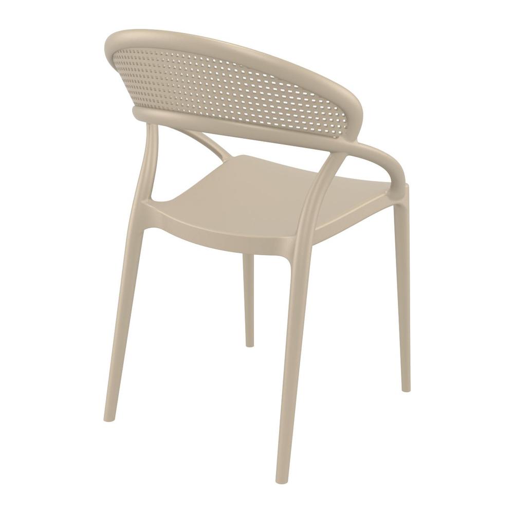 Sunset Dining Chair Taupe, Set of 2. Picture 2