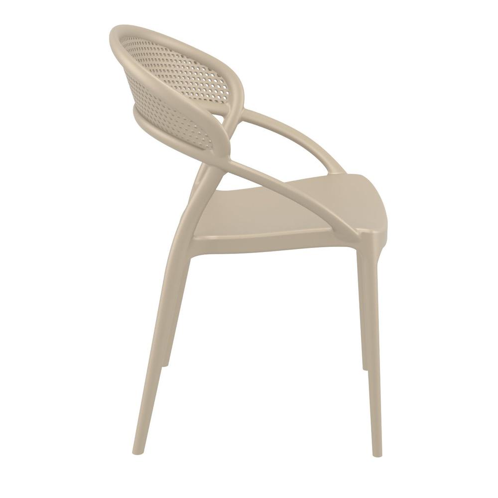 Sunset Dining Chair Taupe, Set of 2. Picture 4